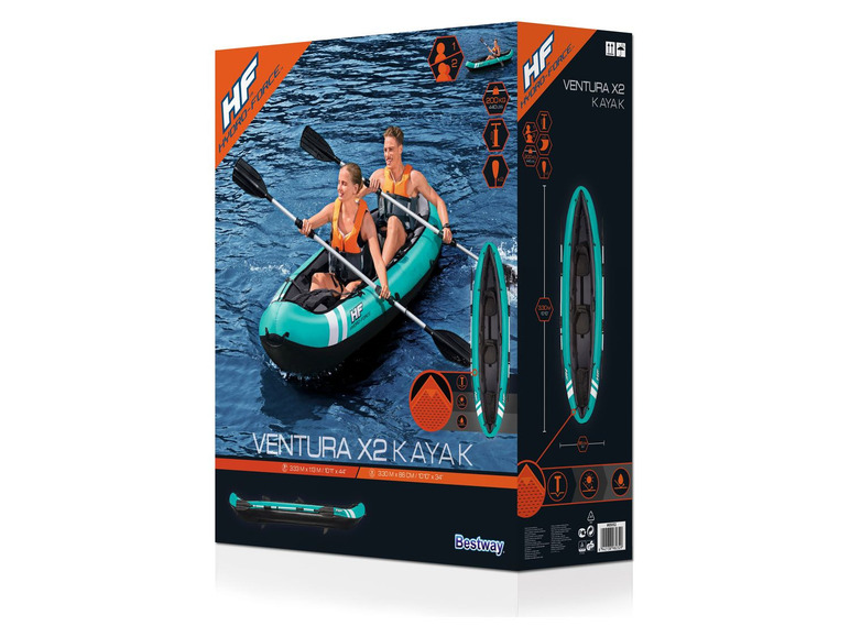 Bestway Hydro-Force™ Kajak-Set „Ventura“ für 2 Personen 330 x 94 x 48 cm