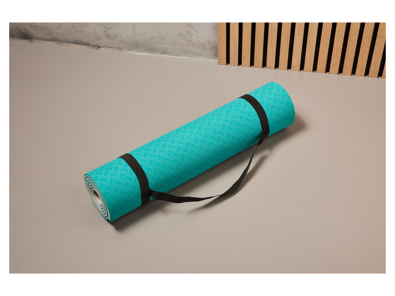 CRIVIT Yogamatte, 183 x 61 cm, beidseitig nutzbar