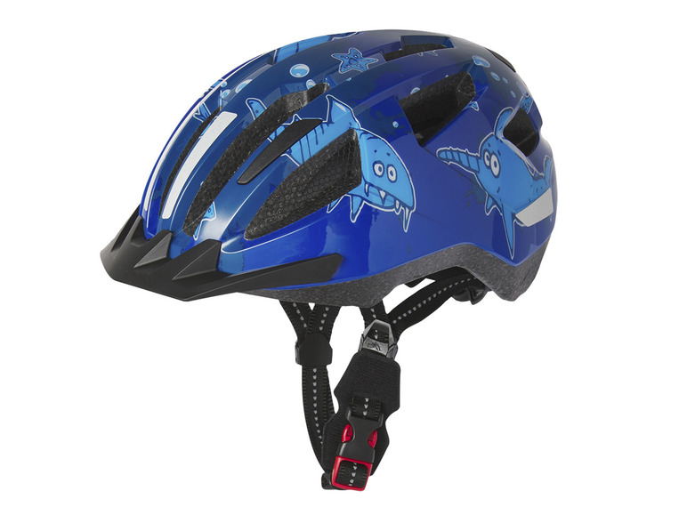 CRIVIT Kinder-Fahrradhelm, mit abnehmbarem Rücklicht