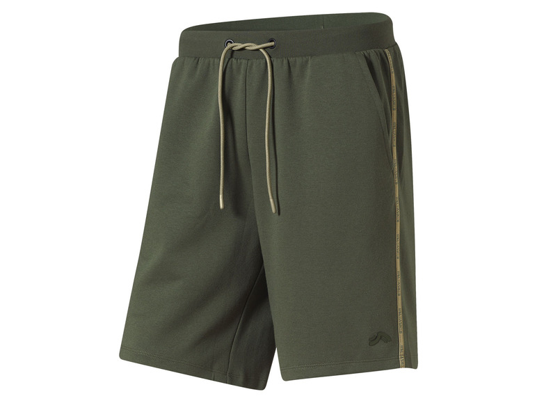 CRIVIT Herren Sweatshorts Double Knit, mit HeiQ Mint Technologie