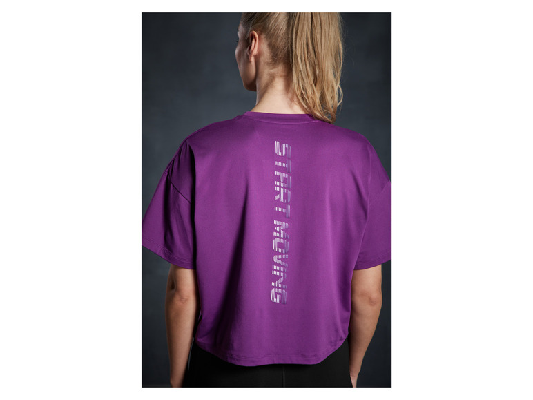 CRIVIT Damen Funktionsshirt, aus recyceltem Material