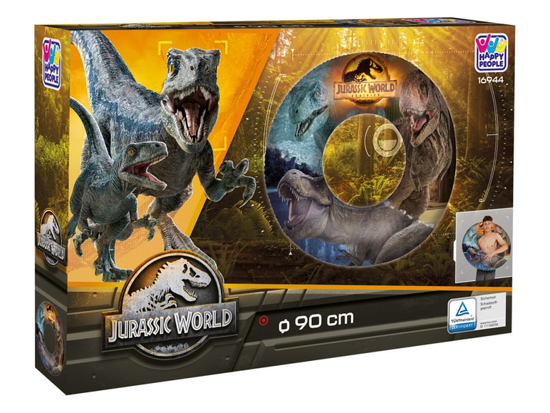 Jurassic World Schwimmring, Dino-Design, 90 cm