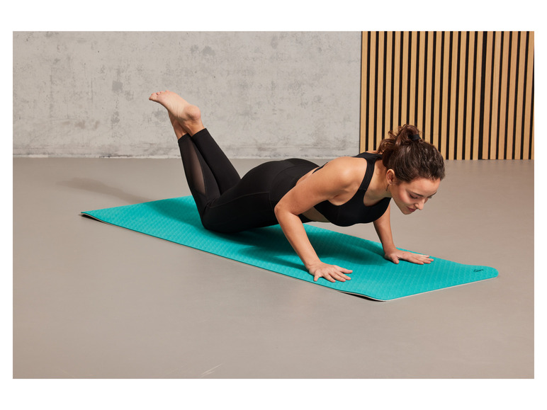 CRIVIT Yogamatte, 183 x 61 cm, beidseitig nutzbar