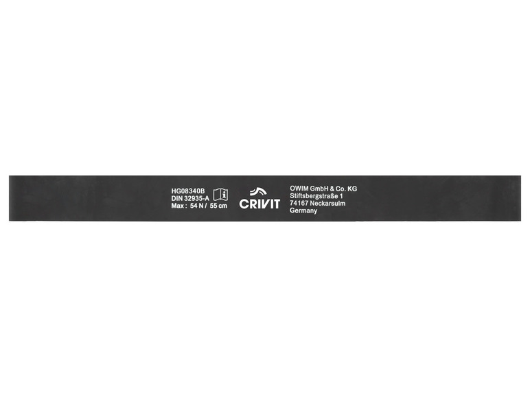 CRIVIT Fitnessbänder-Set, 4-teilig