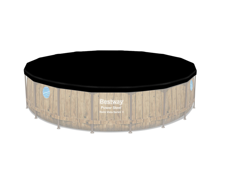 Bestway Power Steel™ Swim Vista Series™ Frame Pool Komplett-Set mit Filterpumpe, ca. Ø 549 x 122 cm