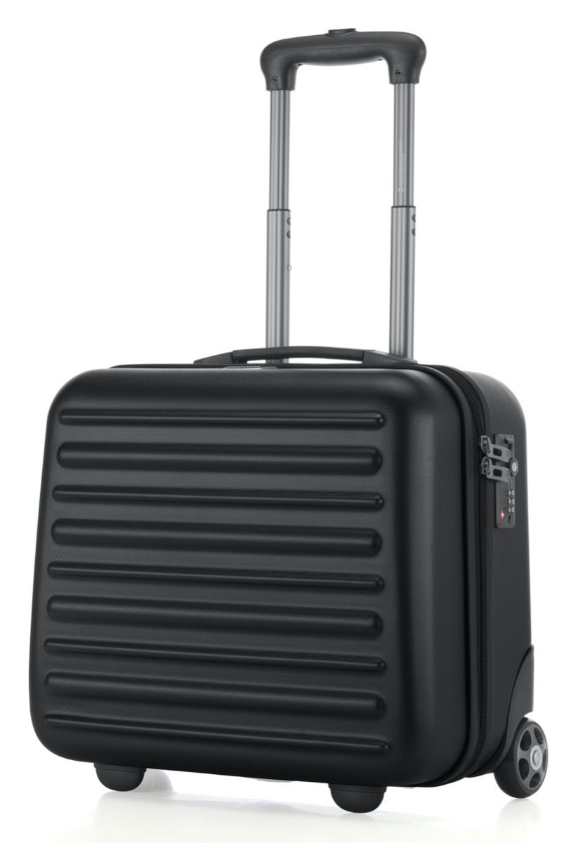 Tegel - pilot trolley hard shell bronze matt metallic, TSA, 38 cm, 32 liters