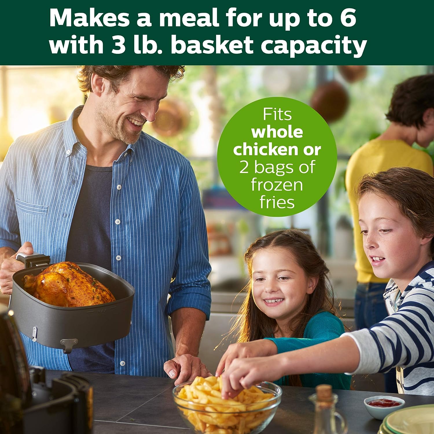 Premium Airfryer XXL with Fat Removal Technology, Black, HD9630/98