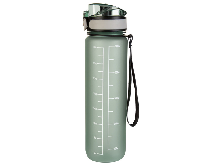 LIVARNO home Trinkflasche mit praktischer Trageschlaufe, 1 l