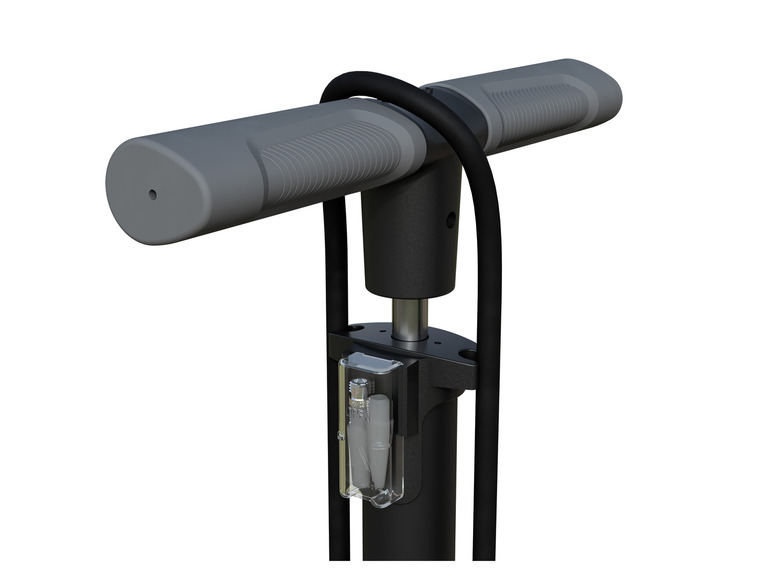 CRIVIT Standluftpumpe XL, für schnelleres Aufpumpen