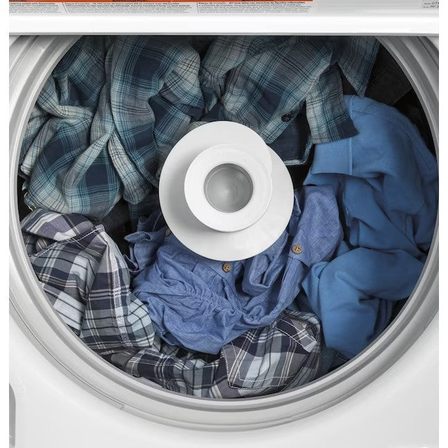 GE 4.5-cu ft High Efficiency Agitator Top-Load Washer (White)