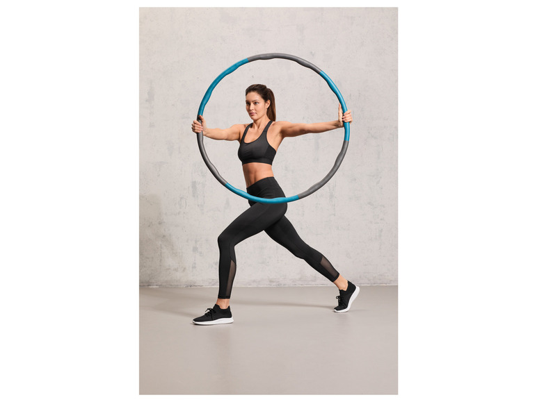 CRIVIT Hula-Hoop-Reifen, Ø 100 cm, 6-teilig
