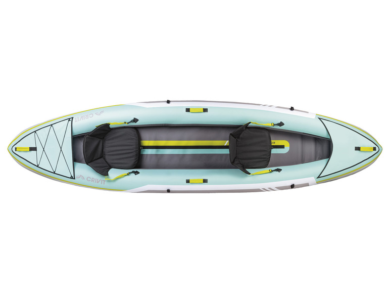CRIVIT 3-Sitzer-Touring-Kajak, aufblasbar