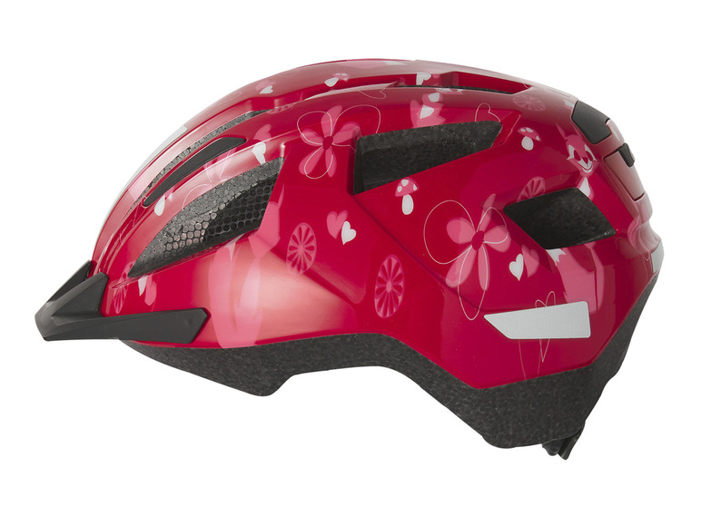 CRIVIT Kinder-Fahrradhelm, mit abnehmbarem Rücklicht