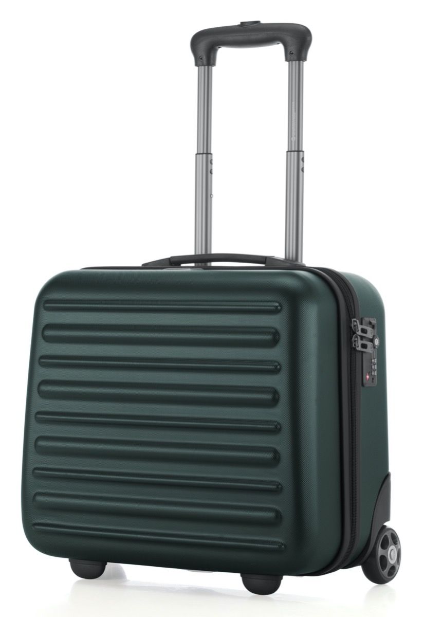 Tegel - pilot trolley hard shell bronze matt metallic, TSA, 38 cm, 32 liters