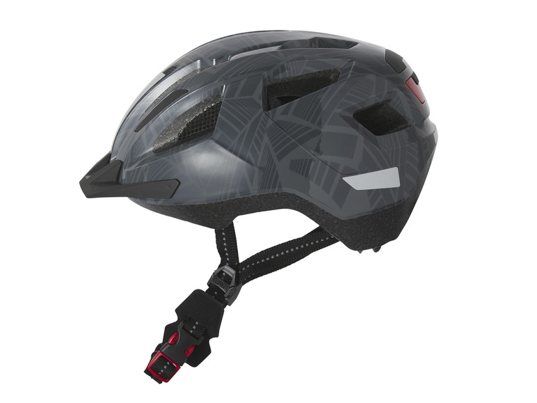 CRIVIT Kinder-Fahrradhelm, mit abnehmbarem Rücklicht