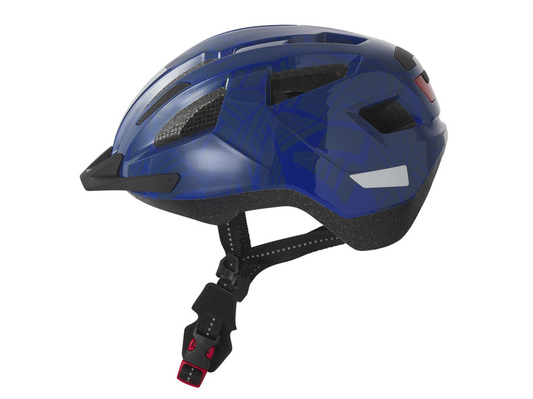 CRIVIT Kinder-Fahrradhelm, mit abnehmbarem Rücklicht