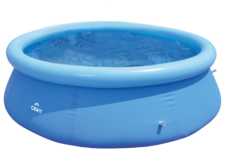 CRIVIT Quick-up-Pool, Ø 240 x H 63 cm, inkl. Filterpumpe