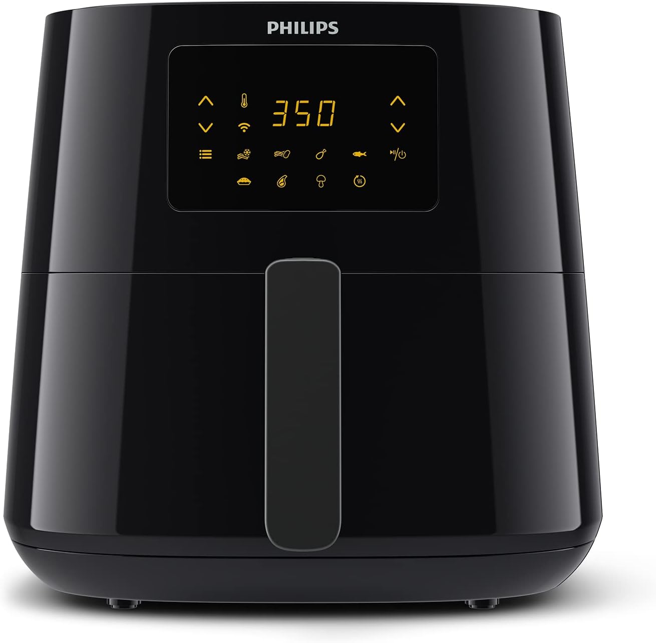 Essential Connected XL 2.65lb/6.2L Capacity Digital Airfryer with Rapid Air Technology, Wi-Fi Connected (Kitchen+ App), Alexa Compatible, Black- HD9280/91, Compact