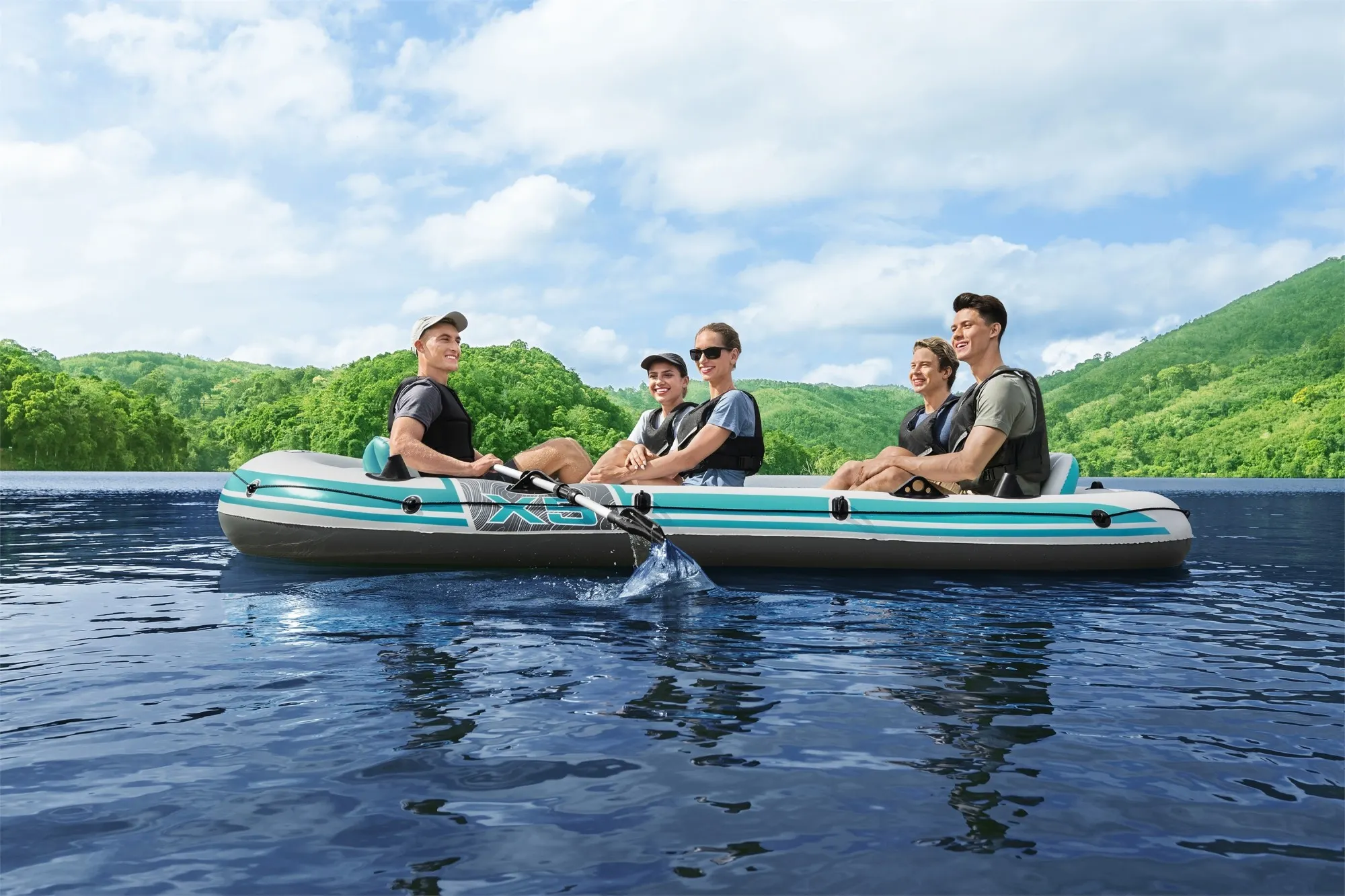 Hydro-Force Adventure Elite X5 Inflatable Raft Set 11'11