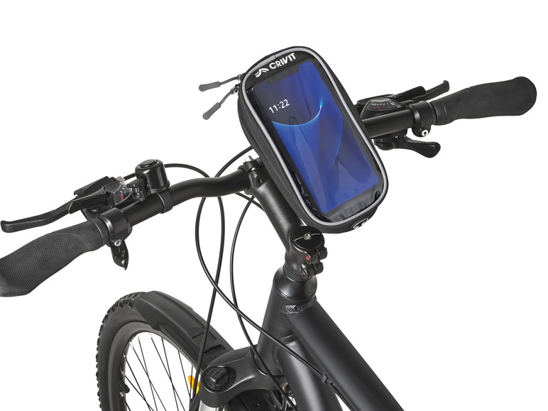 CRIVIT Fahrrad-Handytasche mit Halterung