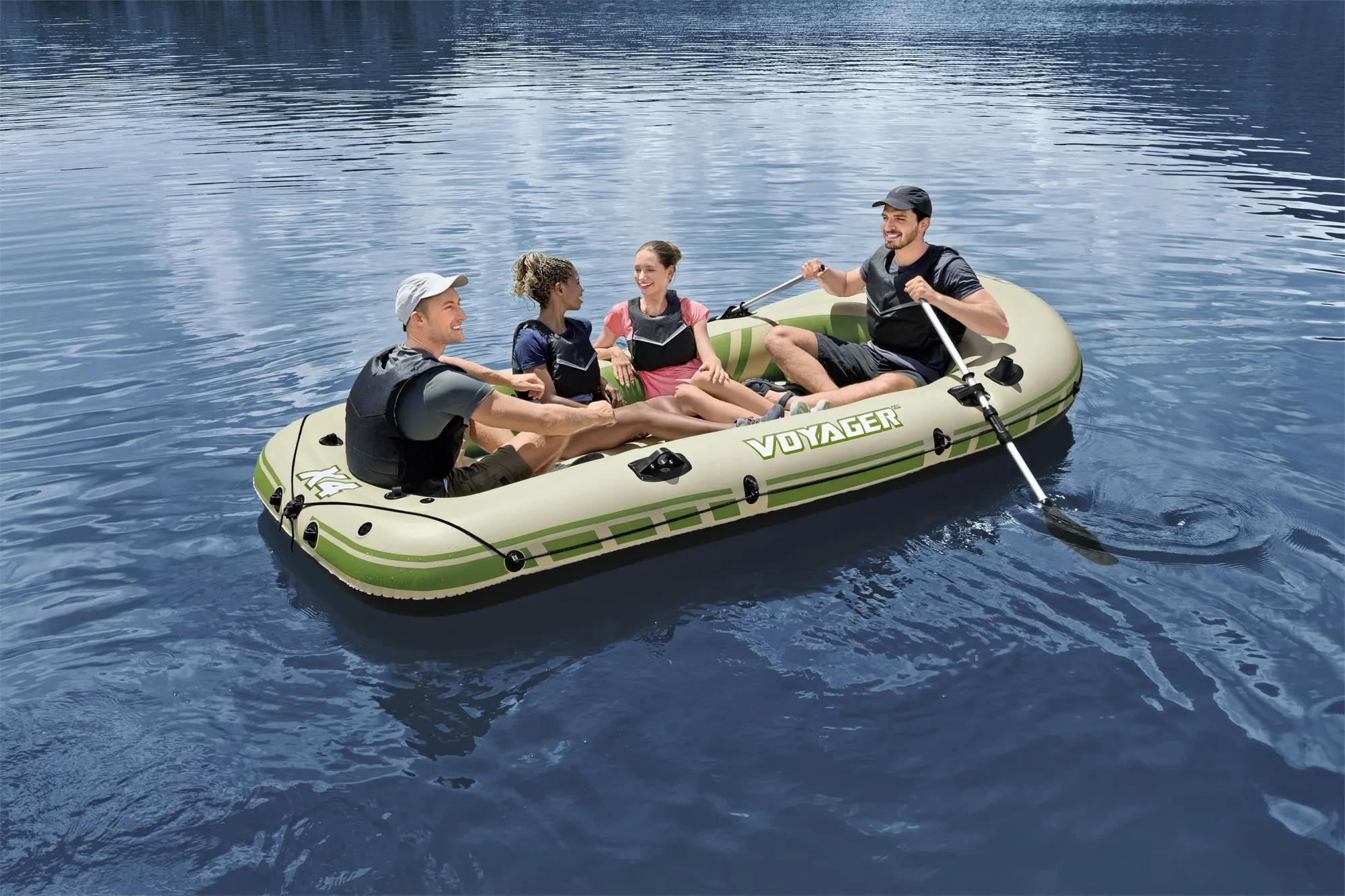 Hydro-Force Voyager X4 Inflatable Raft Set 11'6