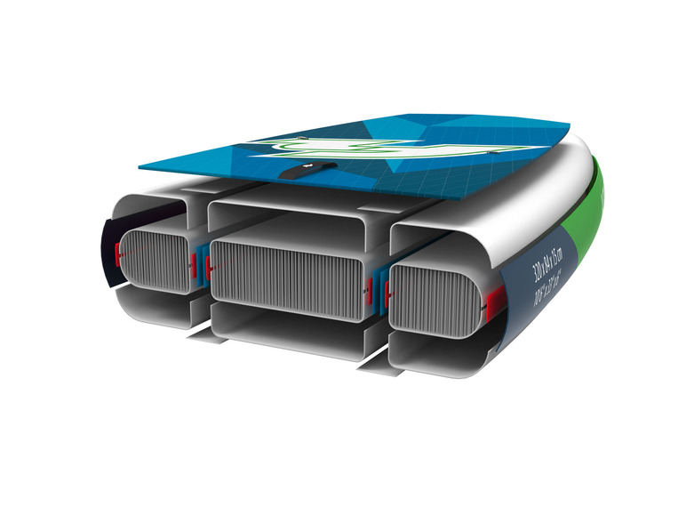 F2 SUP-Board »Allround 10'6''«, mit Doppelkammer-System