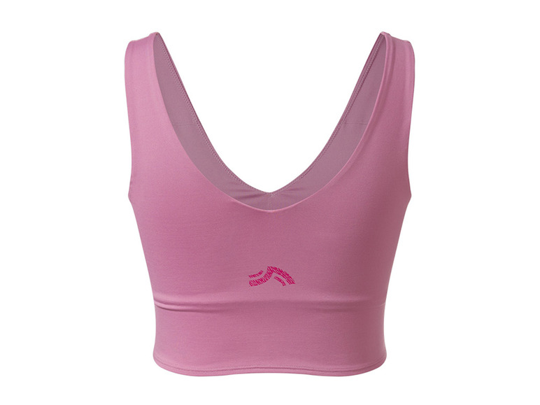 CRIVIT Damen Sportbustier, Light Level, mit herausnehmbaren Pads