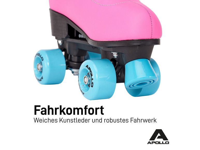 Apollo Apollo Rollschuhe »Disco Quads«, größenverstellbar, Größe 31 - 42, ab 6 Jahren