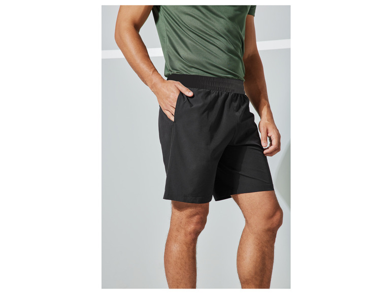 CRIVIT Herren Funktionsshorts, schnelltrocknend und feuchtigkeitsableitend