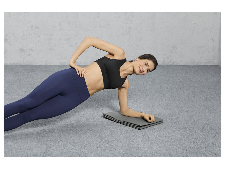 CRIVIT Faltbare Fitnessmatte, mit Dämpfung
