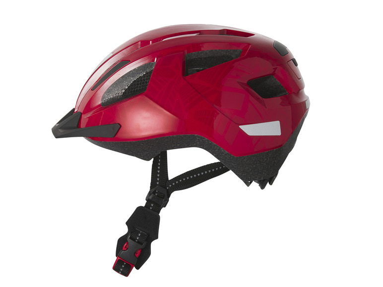 CRIVIT Kinder-Fahrradhelm, mit abnehmbarem Rücklicht