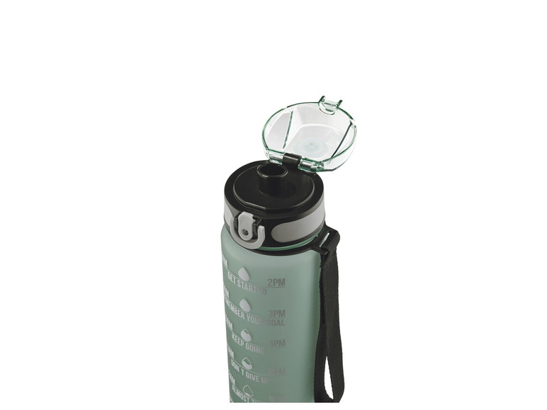 LIVARNO home Trinkflasche mit praktischer Trageschlaufe, 1 l