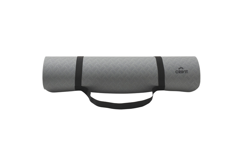 CRIVIT Yogamatte, 183 x 61 cm, beidseitig nutzbar