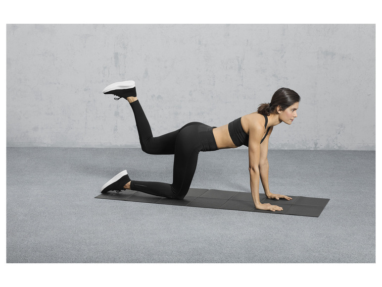 CRIVIT Faltbare Fitnessmatte, mit Dämpfung