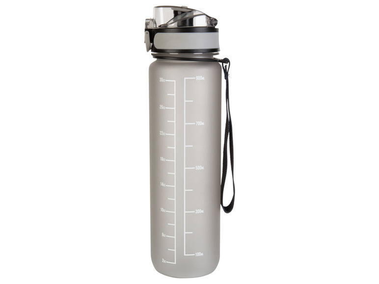 LIVARNO home Trinkflasche mit praktischer Trageschlaufe, 1 l