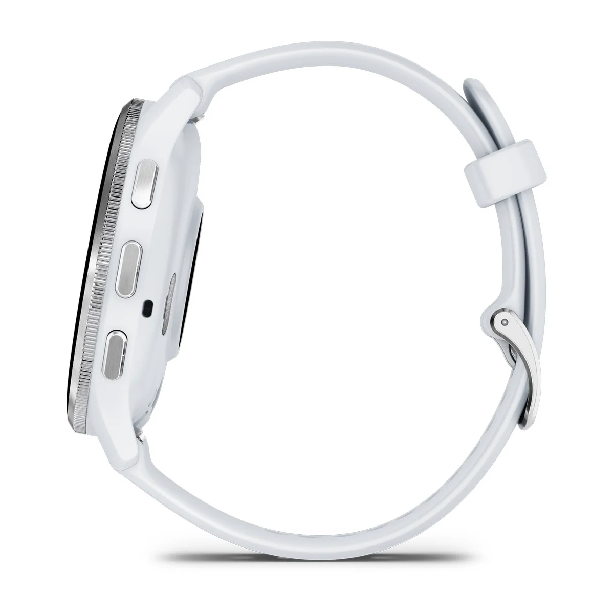 Venu® 3 Silver Stainless Steel Bezel with Whitestone Case and Silicone Band