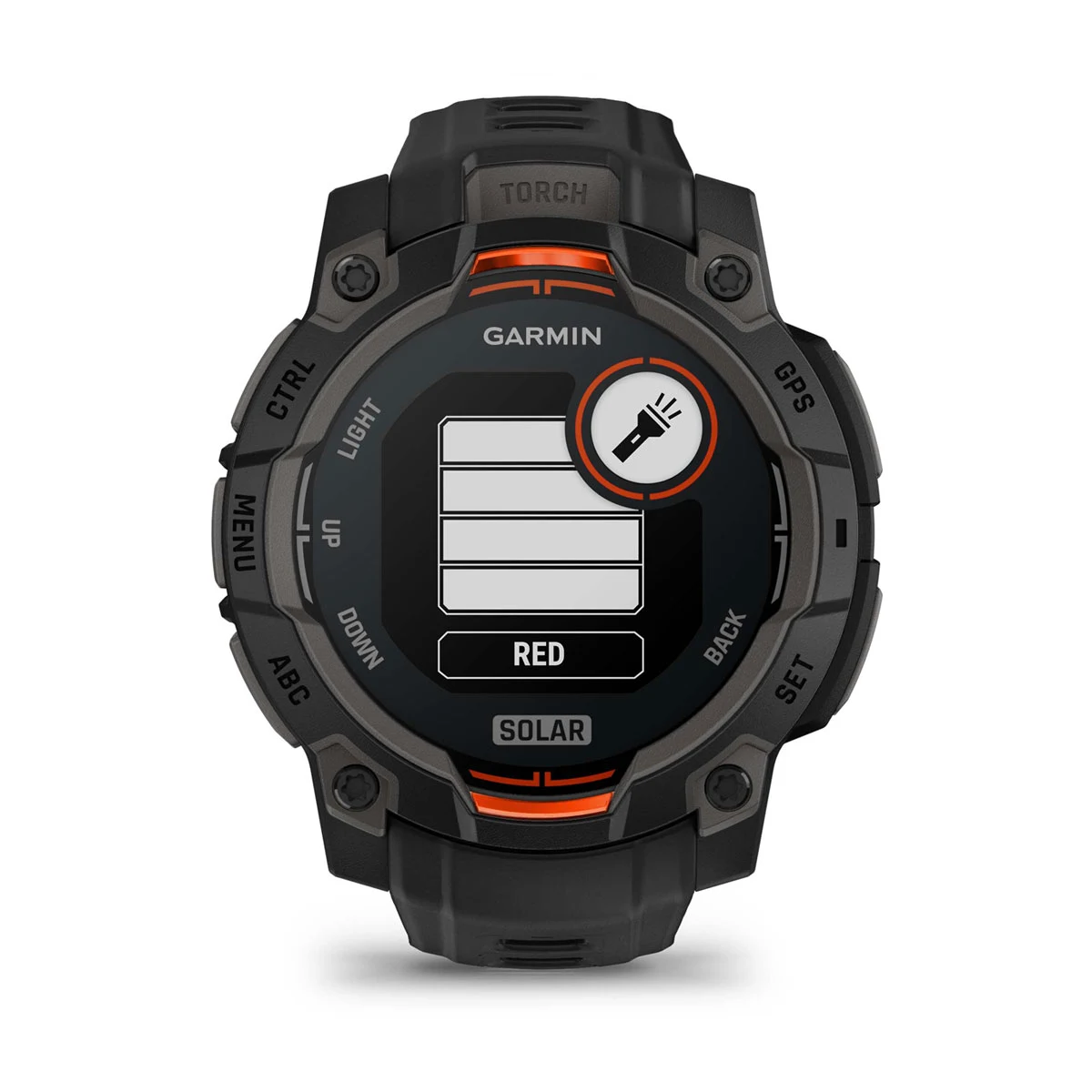 Instinct® 3 – 45 mm, Solar Black with Black Band