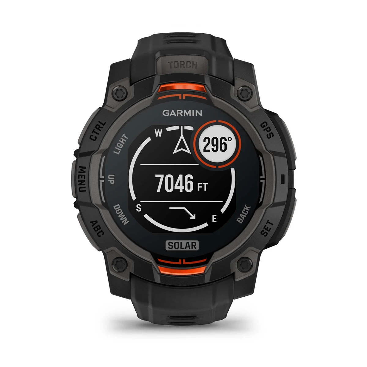 Instinct® 3 – 45 mm, Solar Black with Black Band