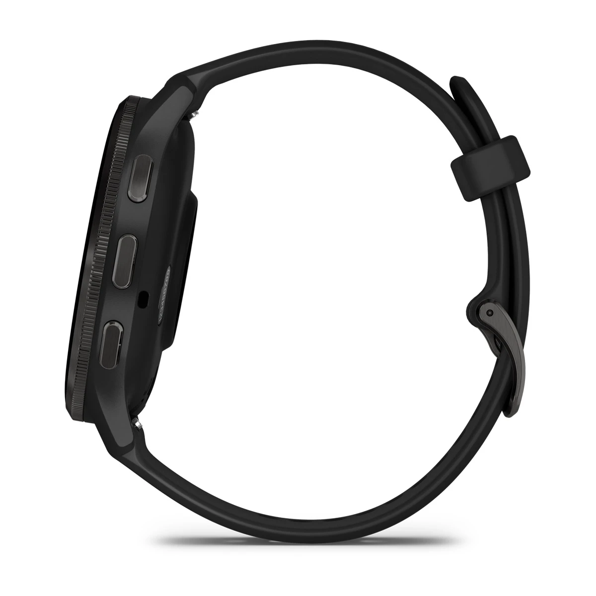 Venu® 3 Slate Stainless Steel Bezel with Black Case and Silicone Band