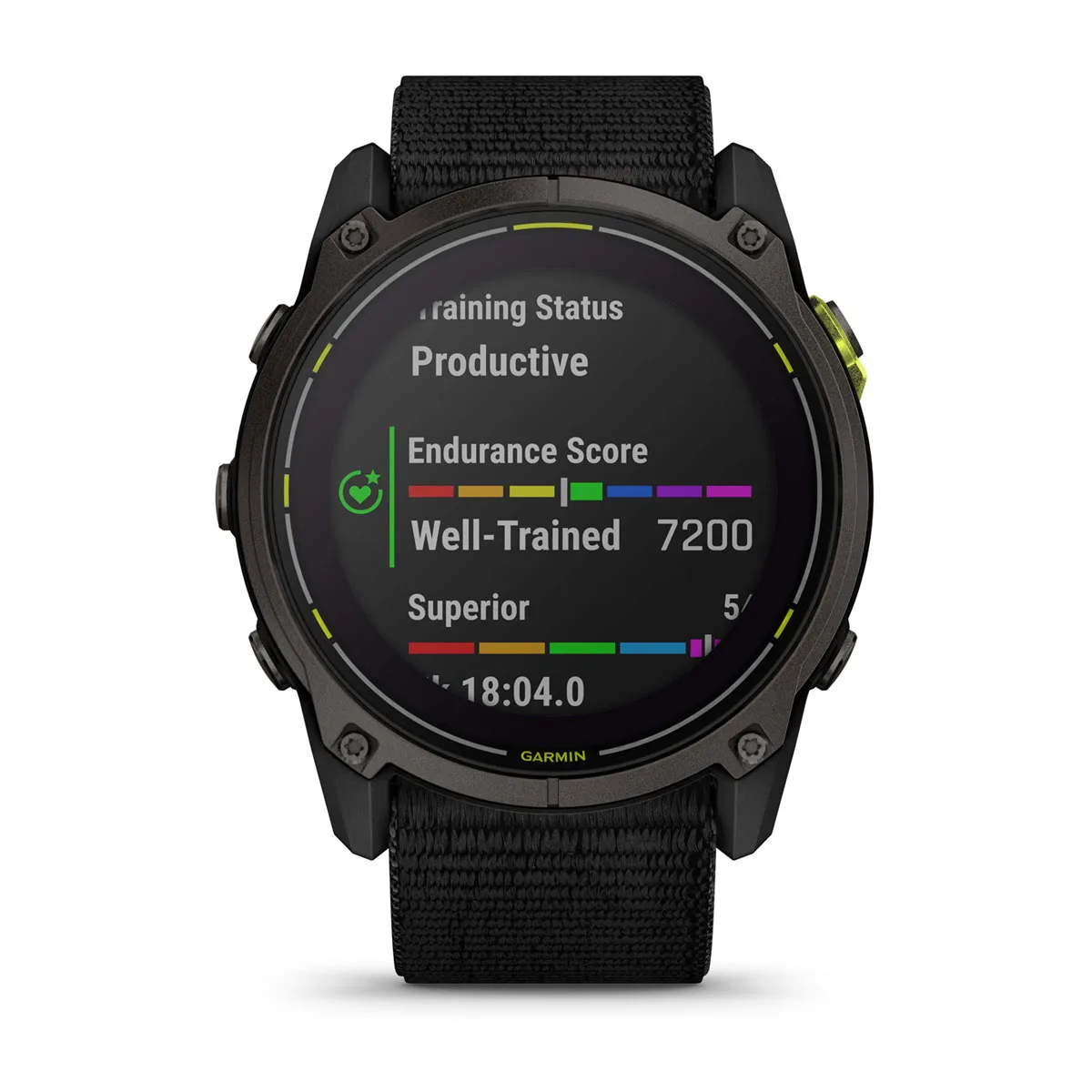 Enduro™ 3 Carbon Gray DLC Titanium with Black Ultrafit Nylon Strap