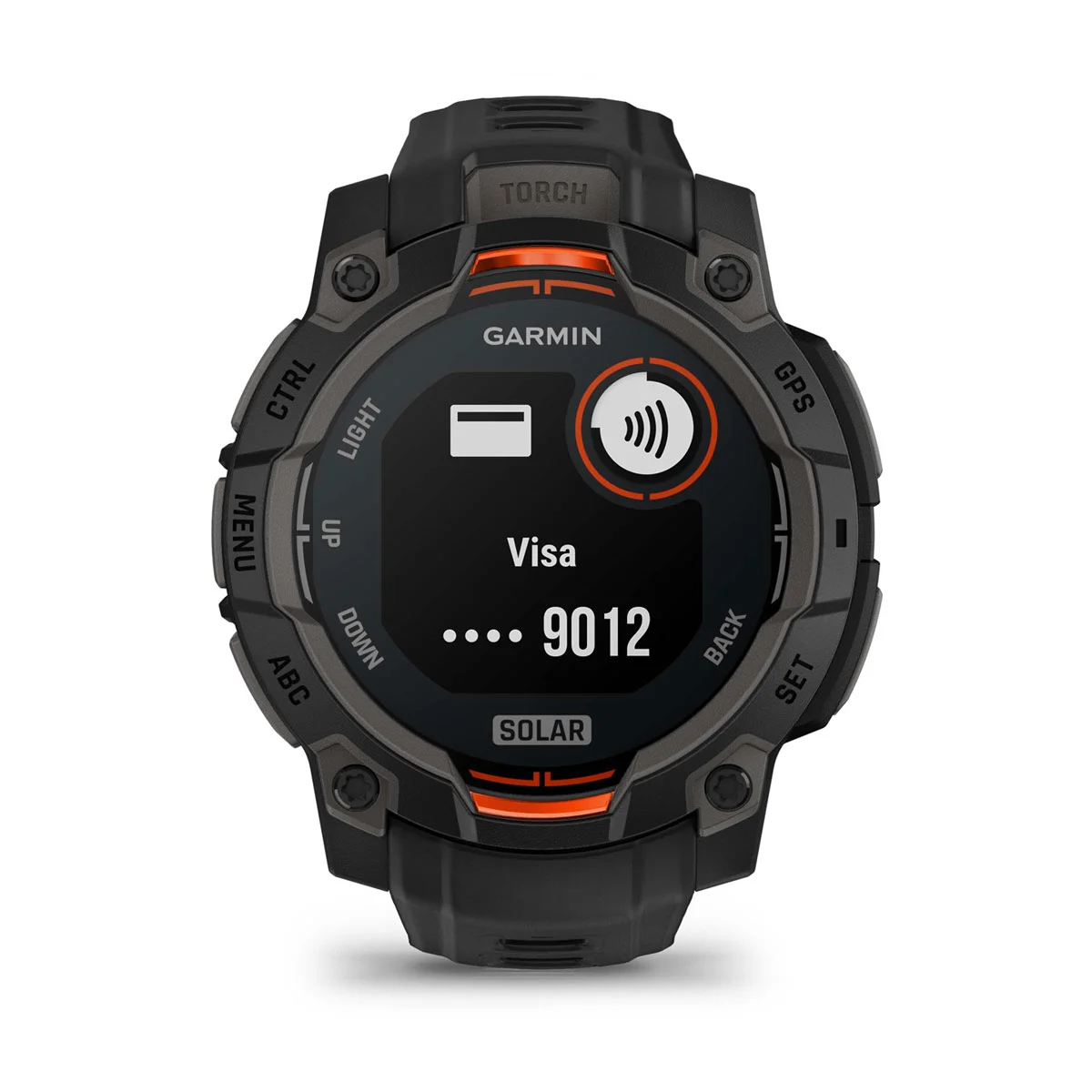 Instinct® 3 – 45 mm, Solar Black with Black Band