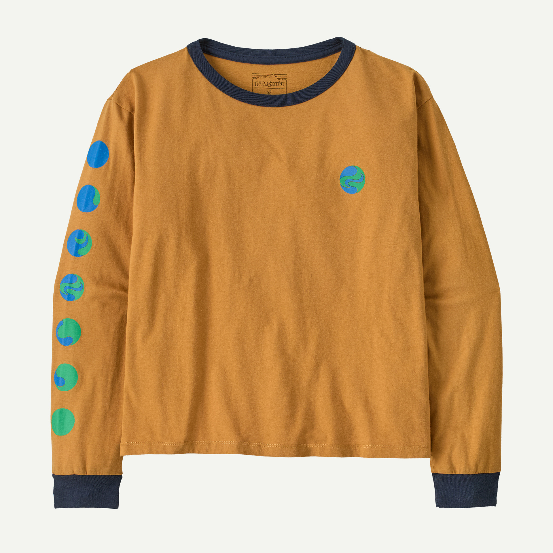 Women's Long-Sleeved Earth Flow Easy-Cut Organic Shirt