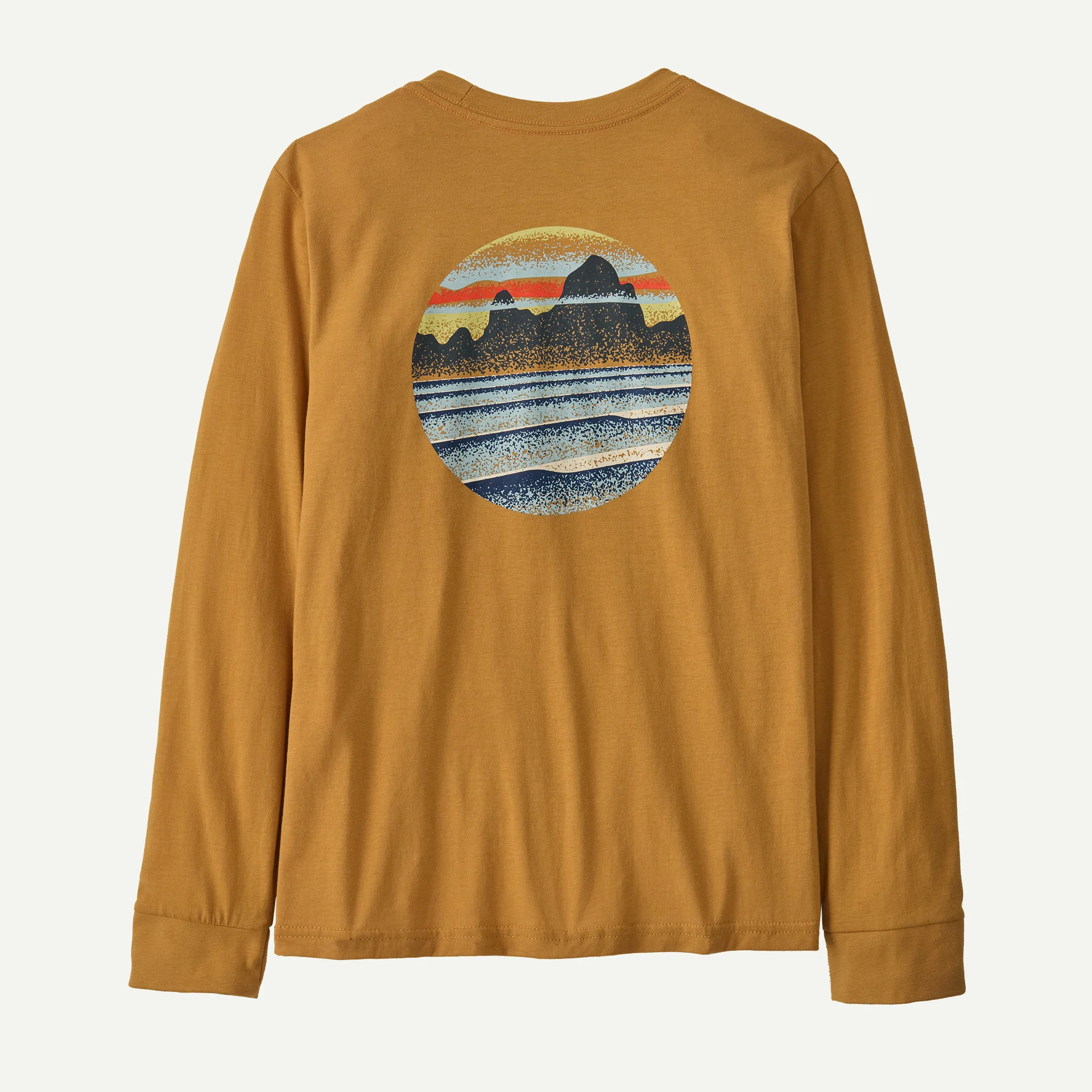 Kids' Long-Sleeved Skyline Stencil T-Shirt