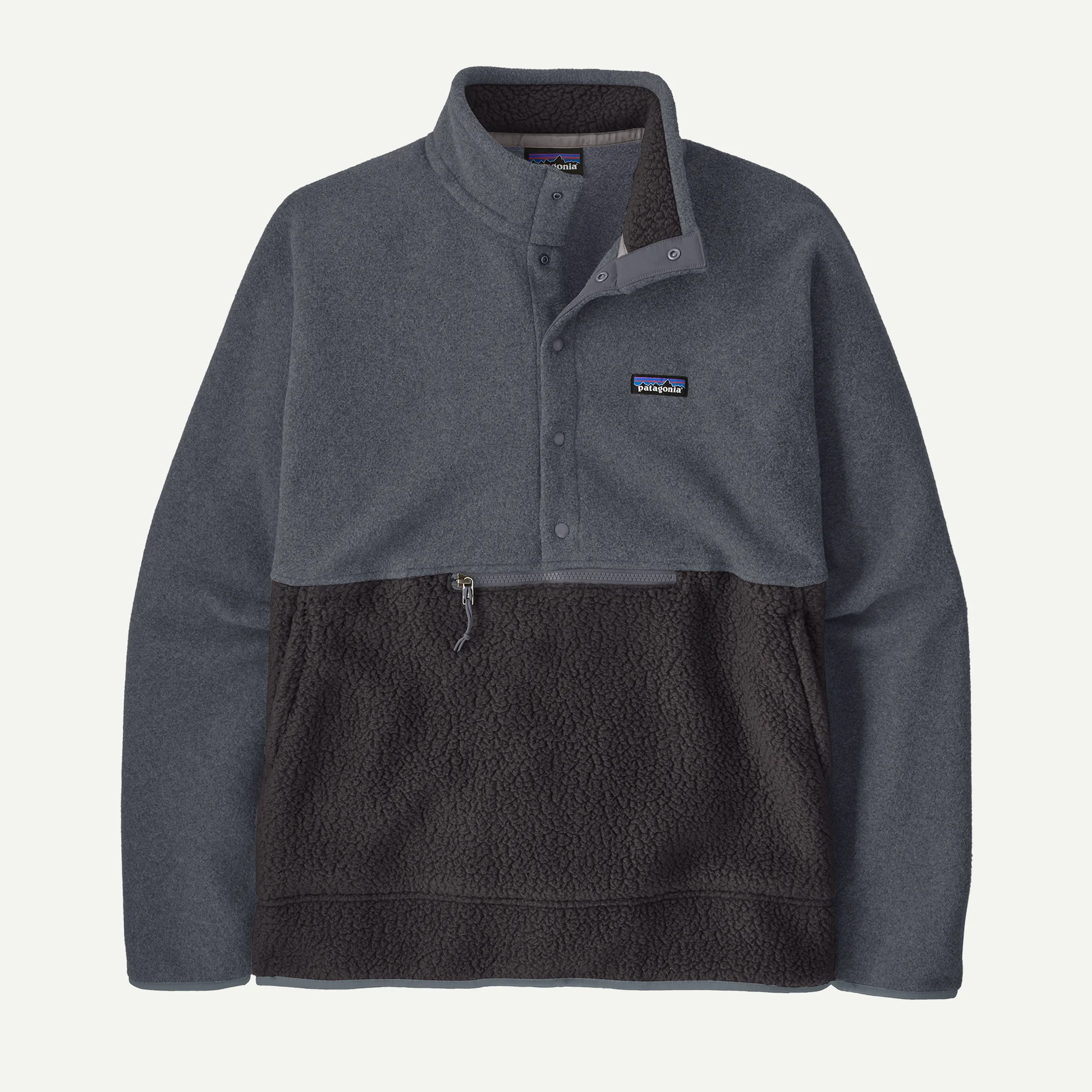 Men's Retro Pile Half-Snap Fleece Pullover