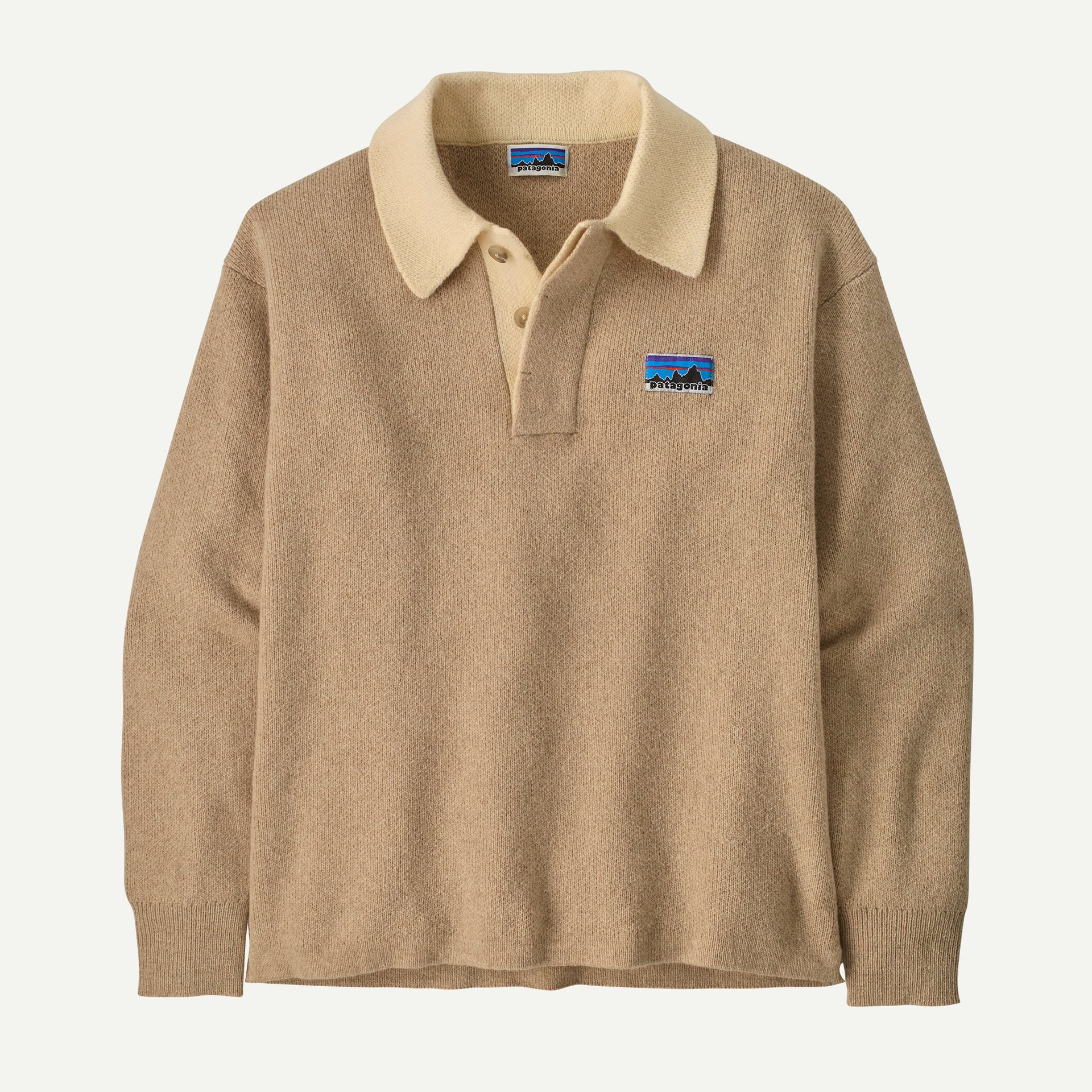 Recycled Wool-Blend Rugby Sweater