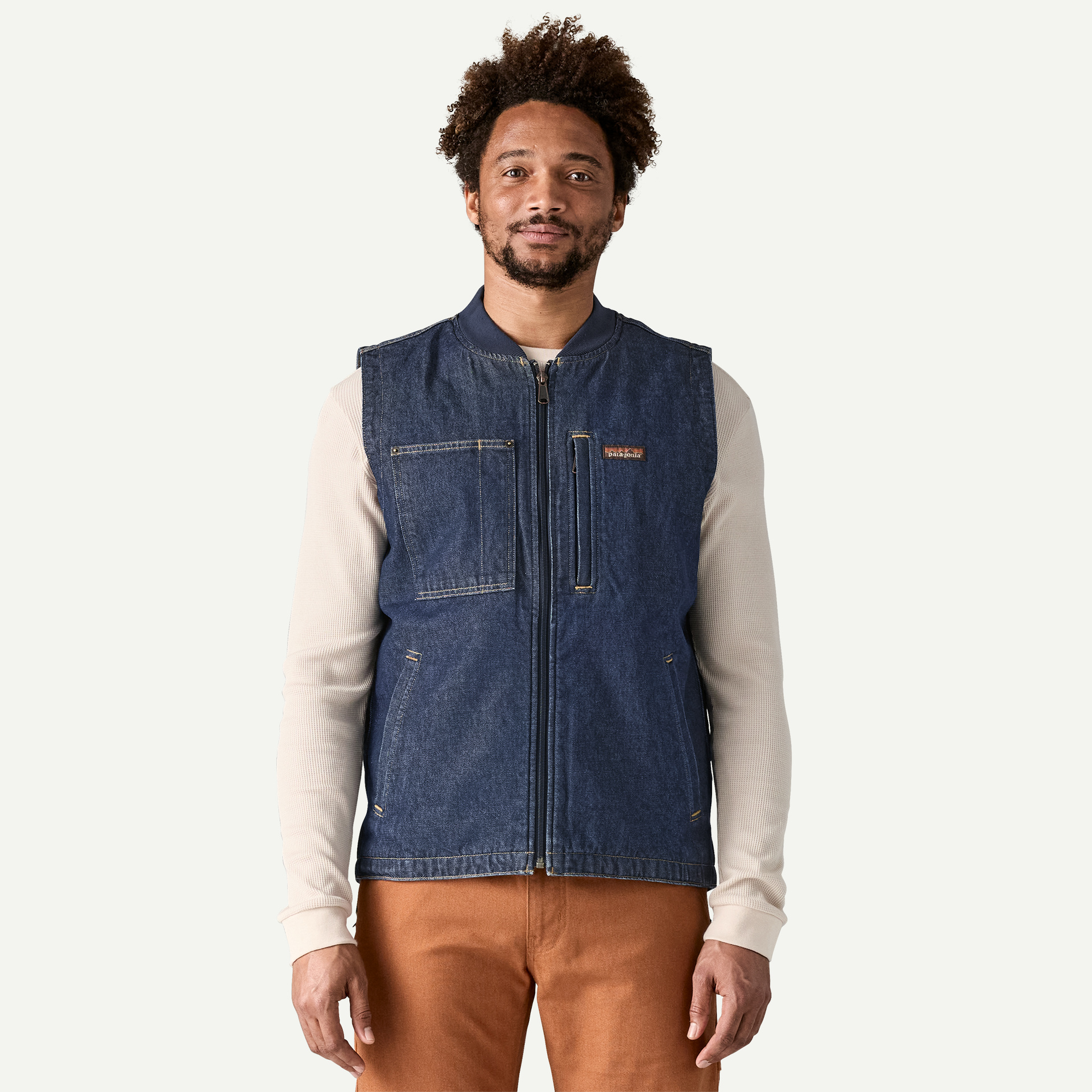 Men's Work Denim Vest