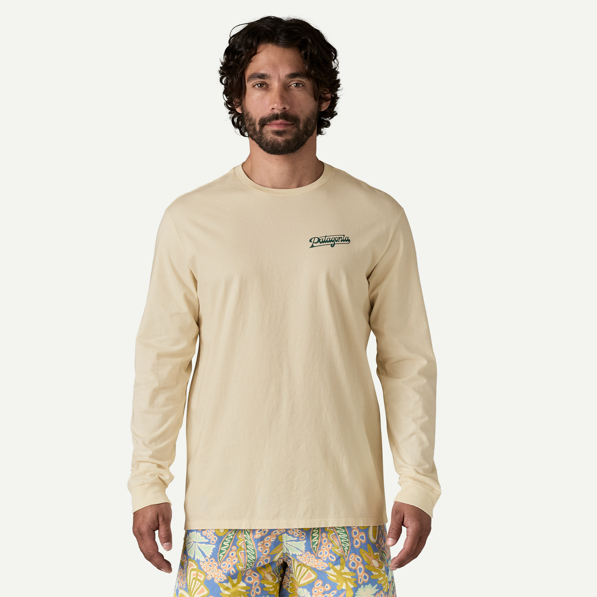 Men's Long-Sleeved Glider Type Organic T-Shirt