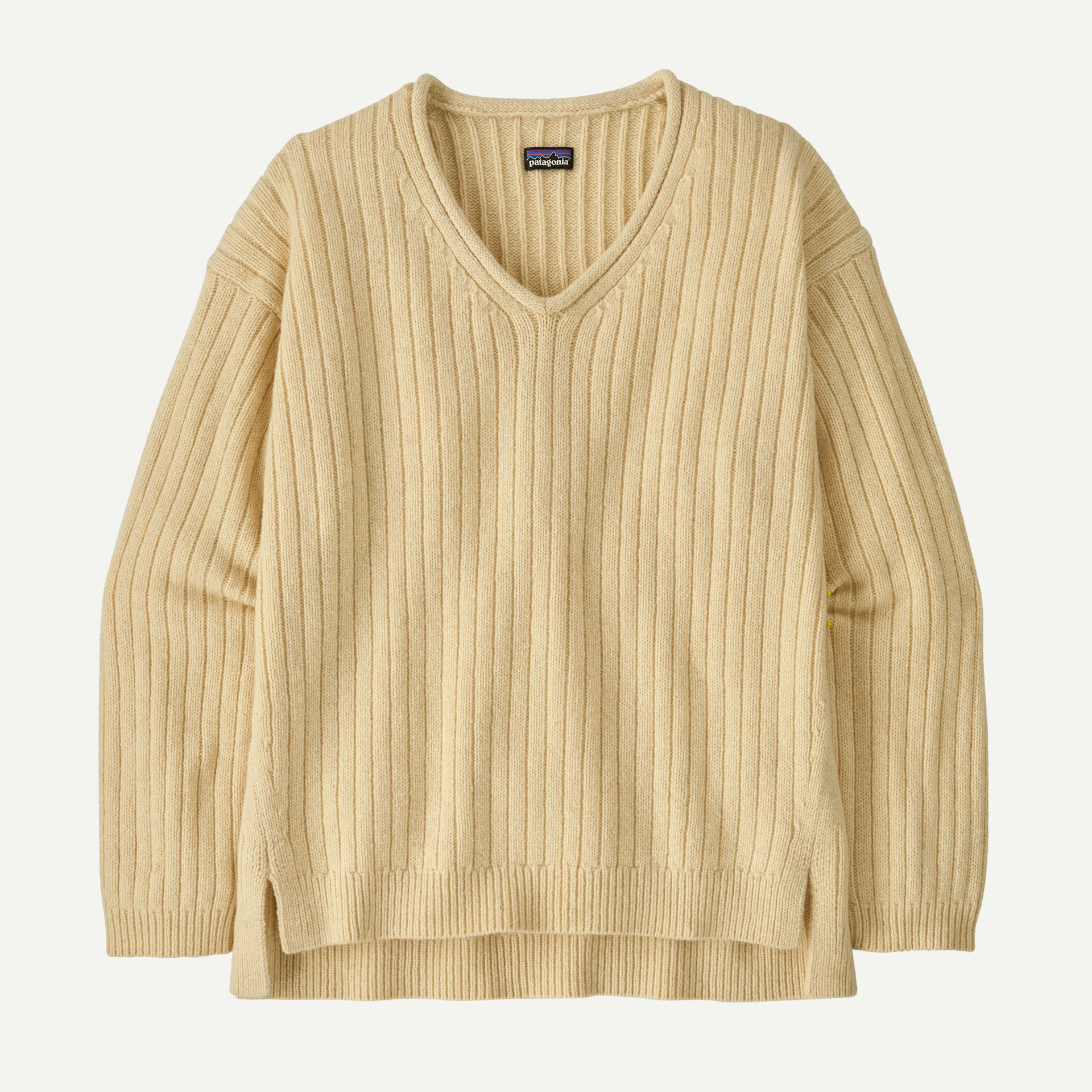 Women's Recycled Wool-Blend V-Neck Sweater