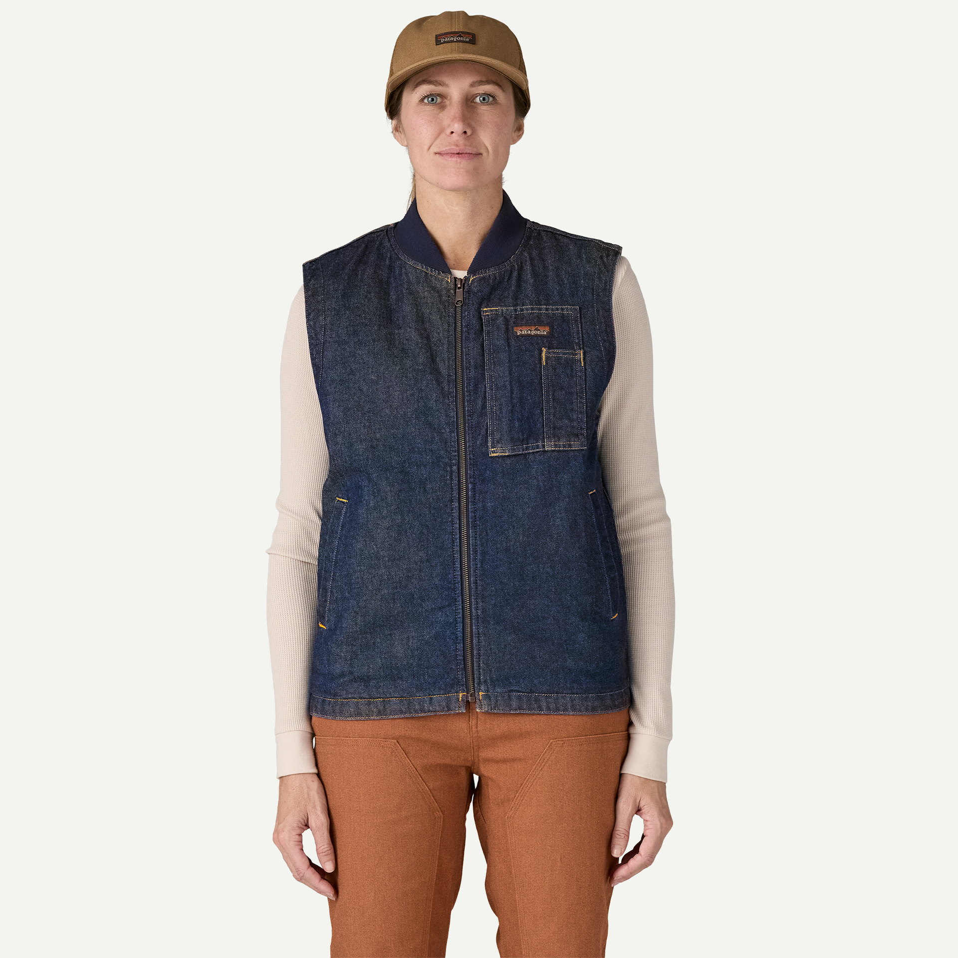 Women's Work Denim Vest
