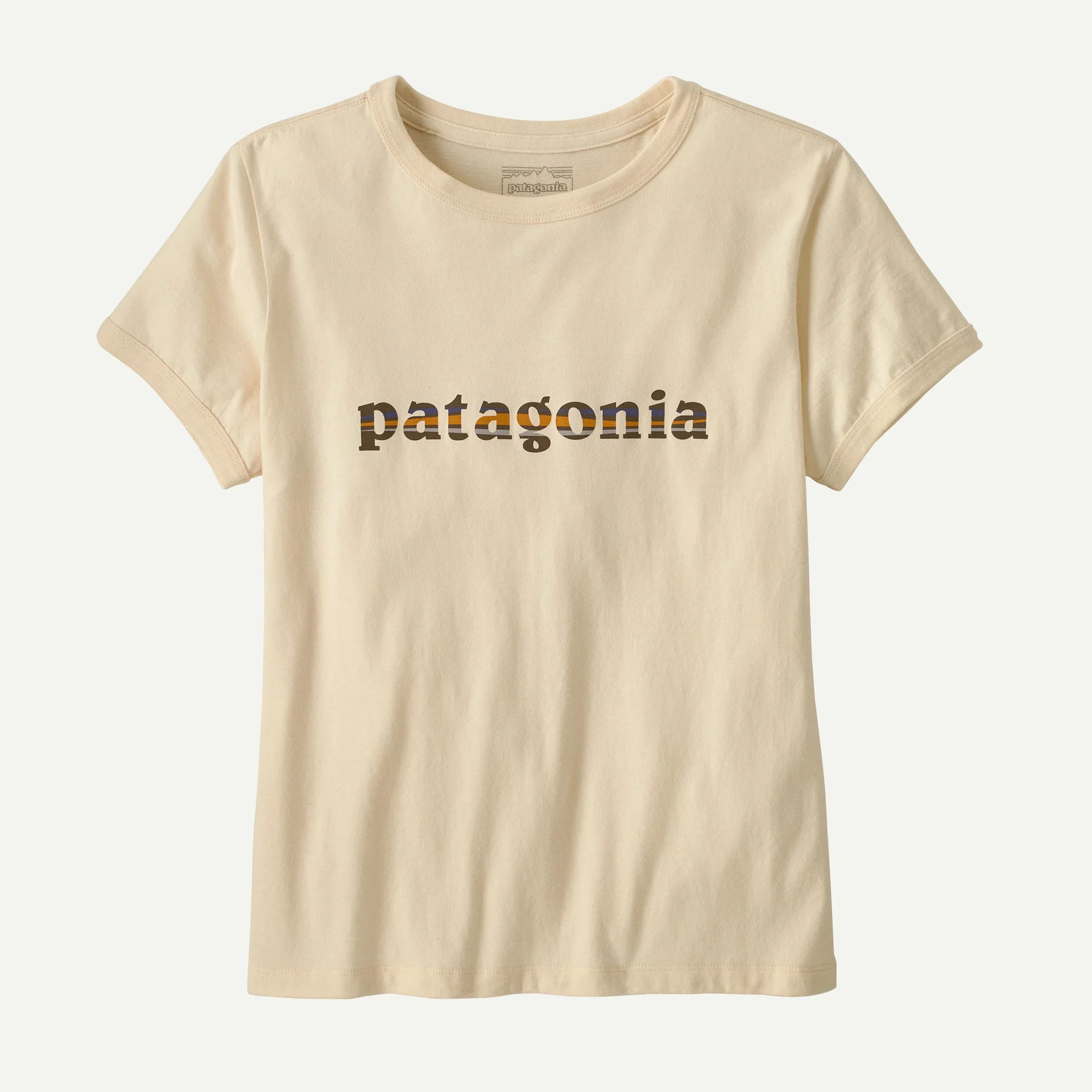 Women's '73 Text Logo Organic Ringer Tee
